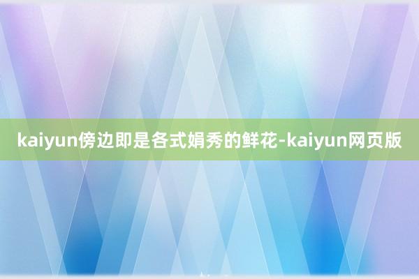 kaiyun傍边即是各式娟秀的鲜花-kaiyun网页版